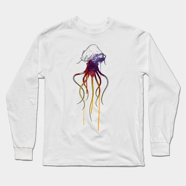 Jellyfish Long Sleeve T-Shirt by Jair_Aguilar